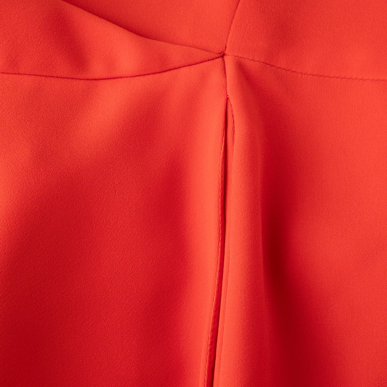 Lanvin Red Strapless Neck Scarf Jumpsuit