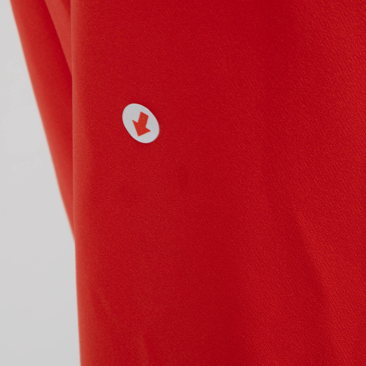 Lanvin Red Strapless Neck Scarf Jumpsuit