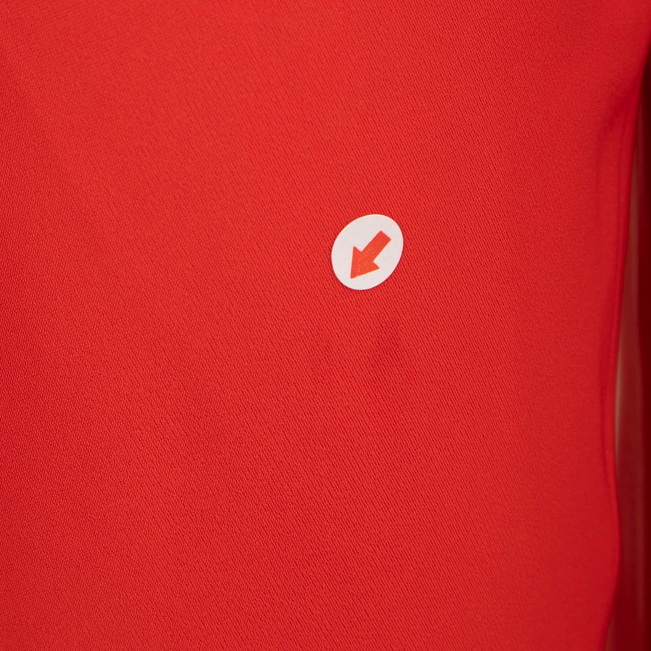 Lanvin Red Strapless Neck Scarf Jumpsuit