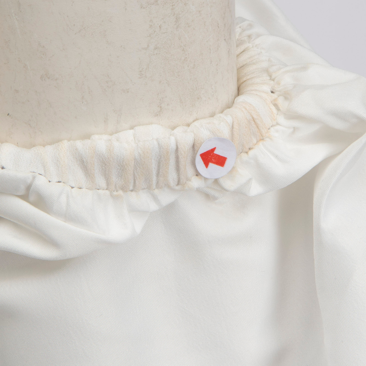 Self-Portrait White Crystal Trim Puff Sleeve Dress