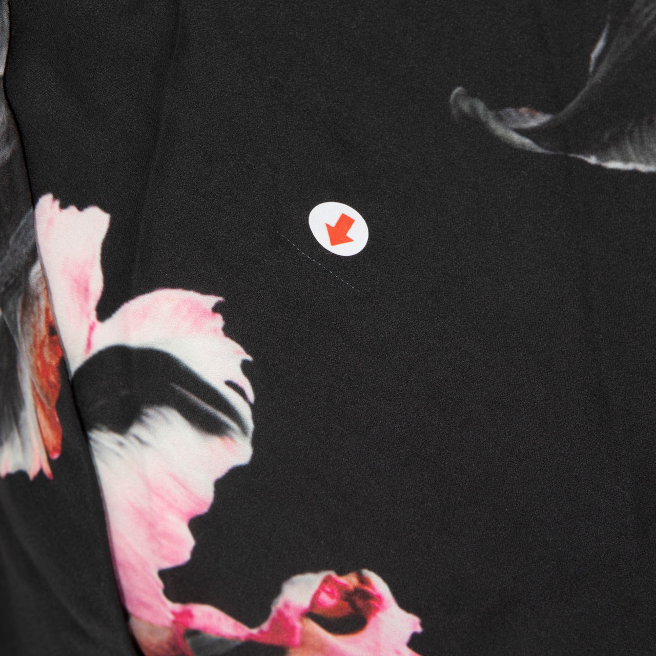 All Saints Black Floral Bryony Maxi Slip Dress