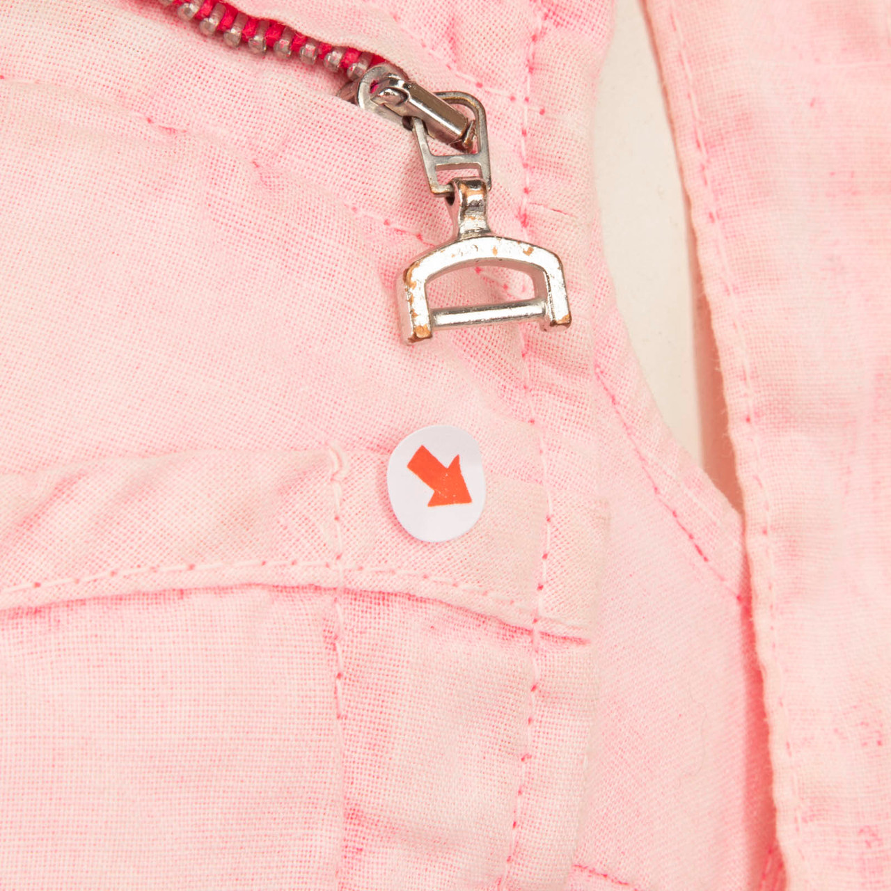 Jean Paul Gaultier Pink Backless Buckled Top