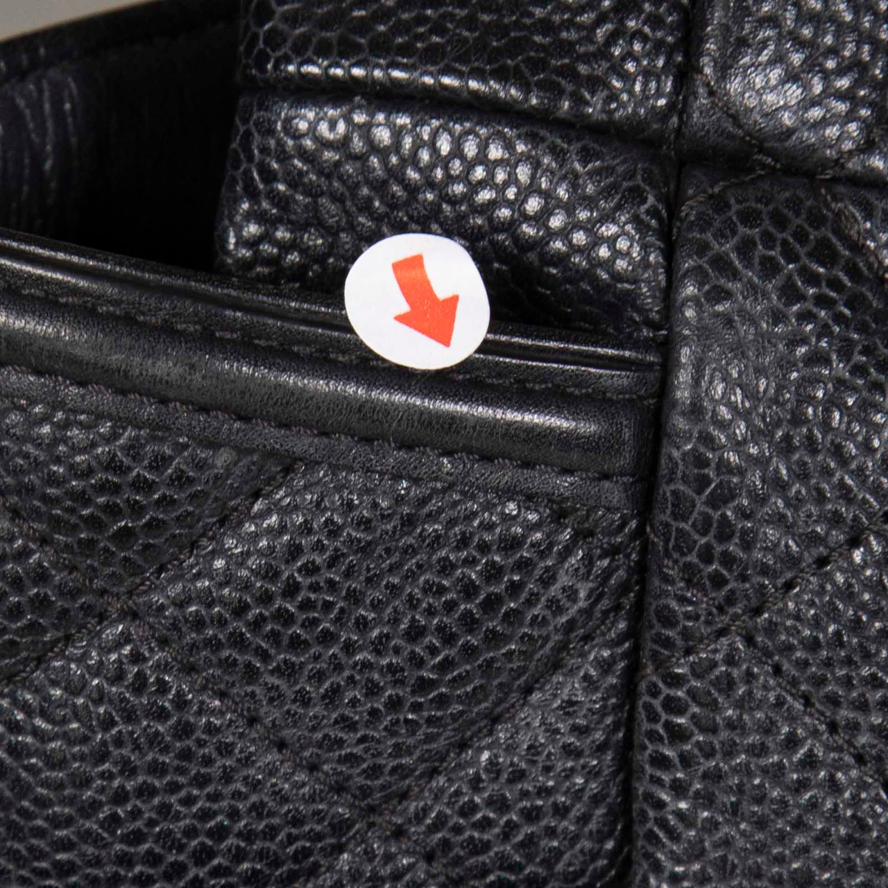 Chanel 2018 Black Caviar Leather Filigree Backpack