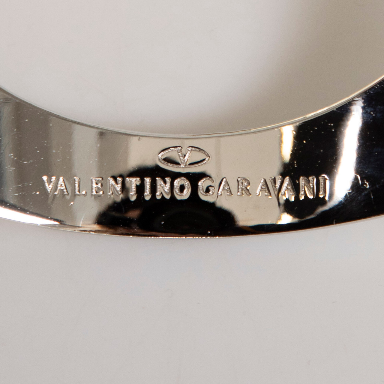 Valentino Garavani Gold Leather Tie Fastening Belt