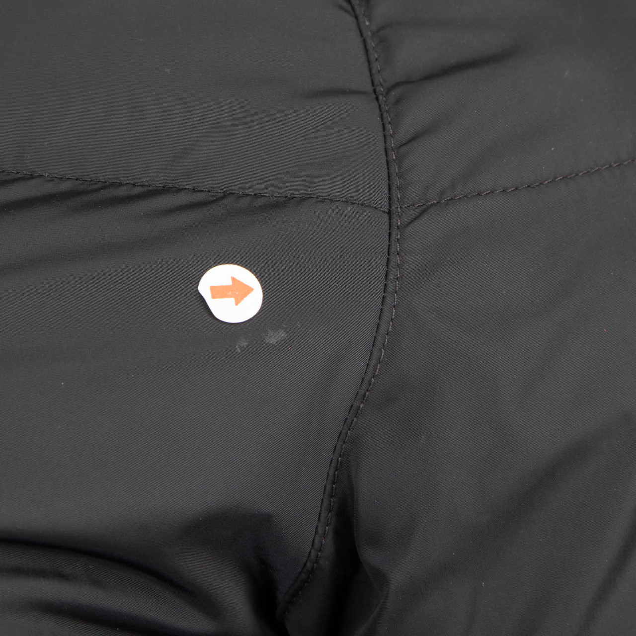 Prada Navy Mink Fur Trim Embellished Elbow Coat