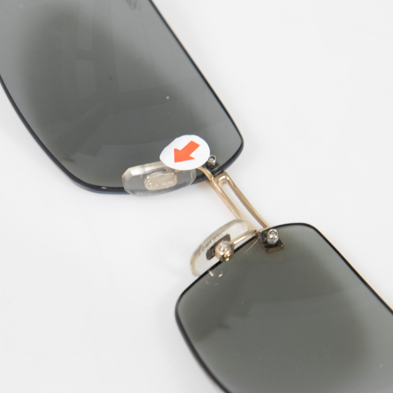 Chopard 18kt Gold Black Rectangle Sunglasses