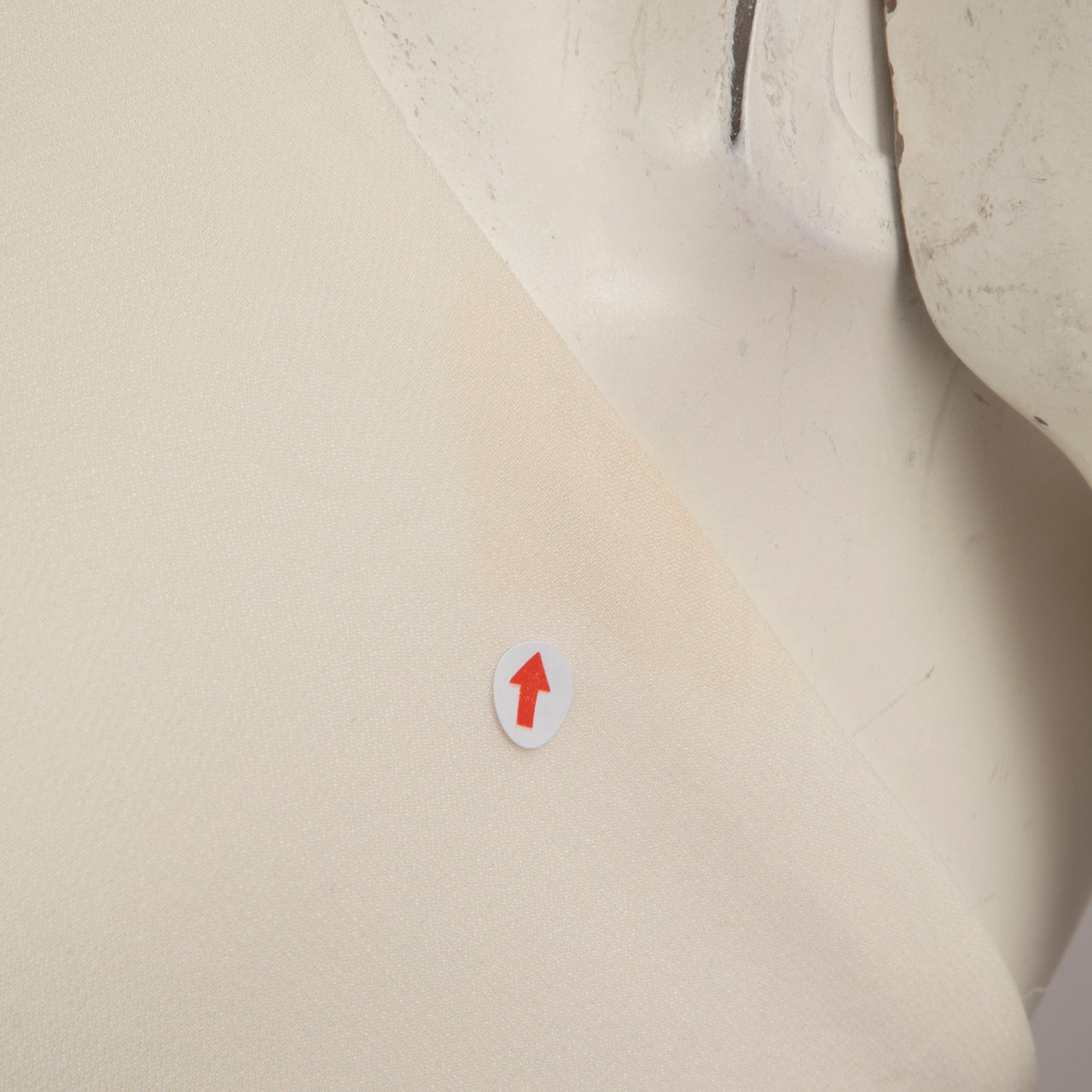 Calvin Klein Ecru Silk Sleeveless Evening Dress