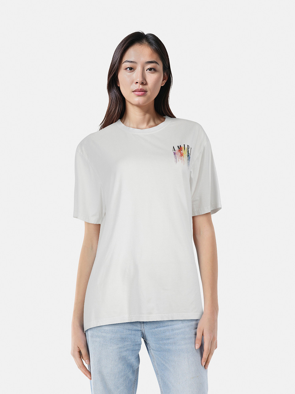 Amiri White Graphic Logo Print T-Shirt