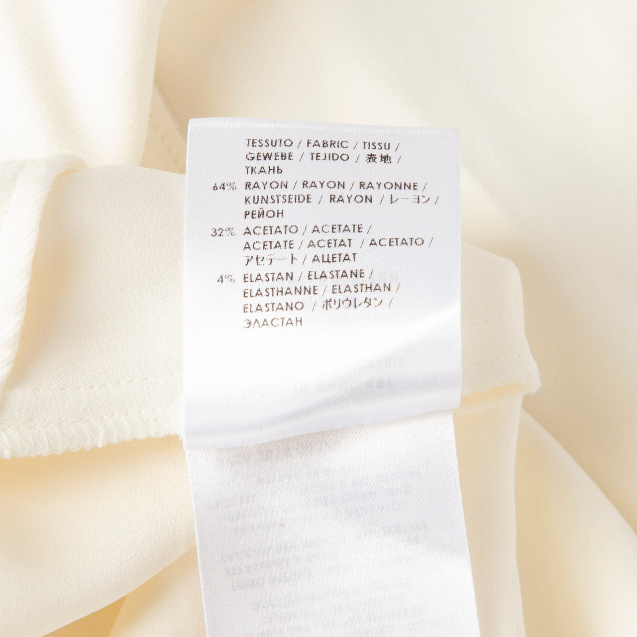 Stella McCartney Ecru Zipped Cuff Trousers