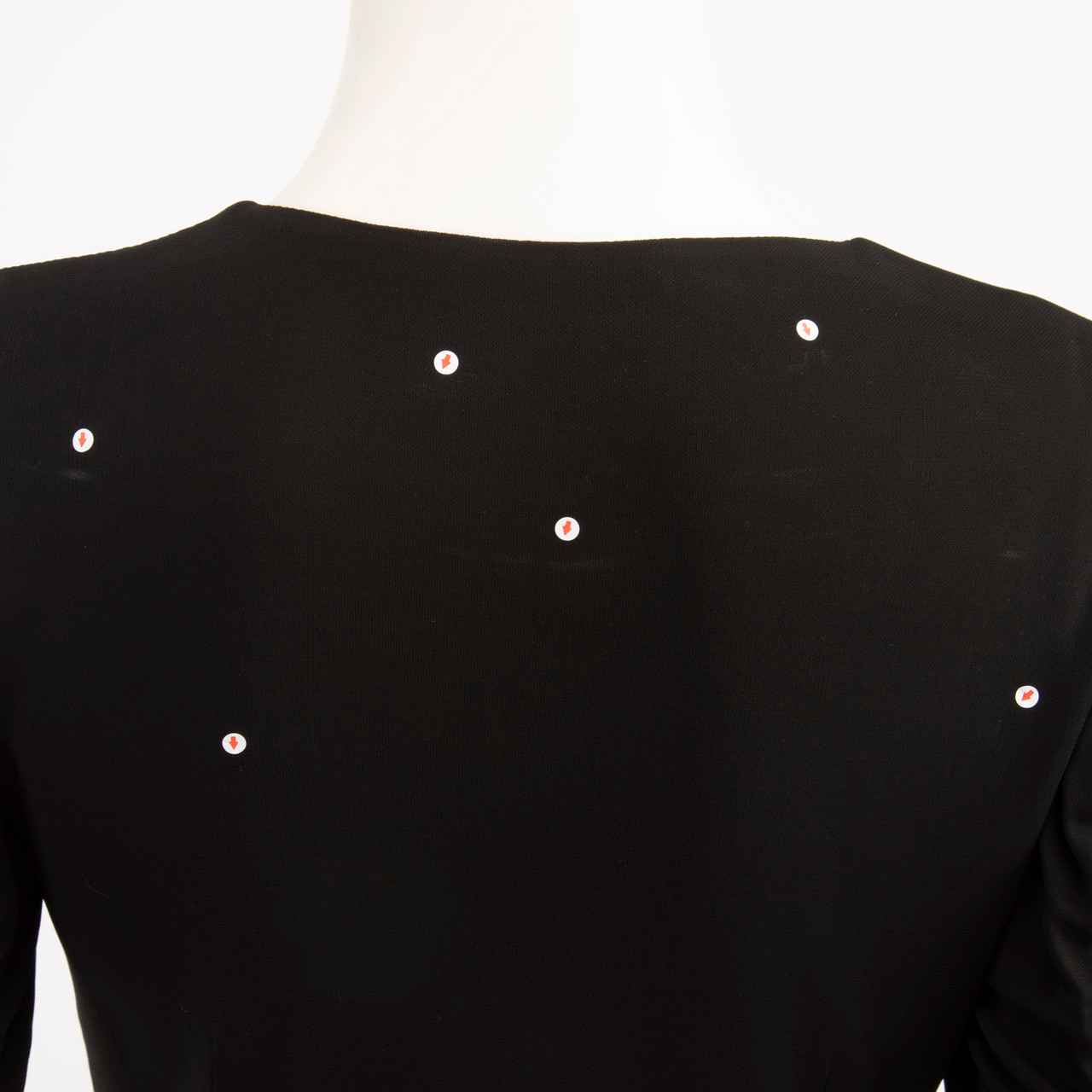 Alexander McQueen Black Button Embellished Dress