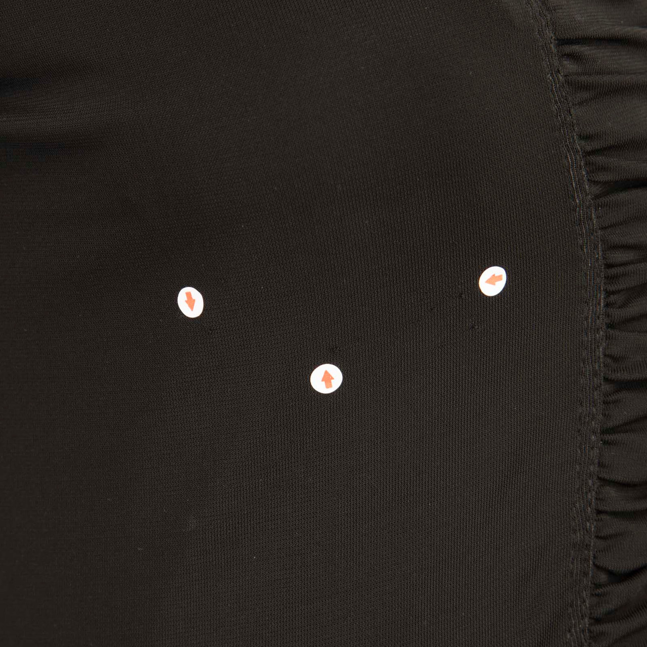 Burberry Black Ruched Stretchy Midi Dress