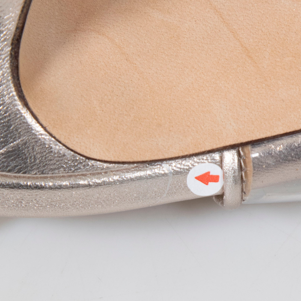 Jimmy Choo Gold Leather Slingback Heels