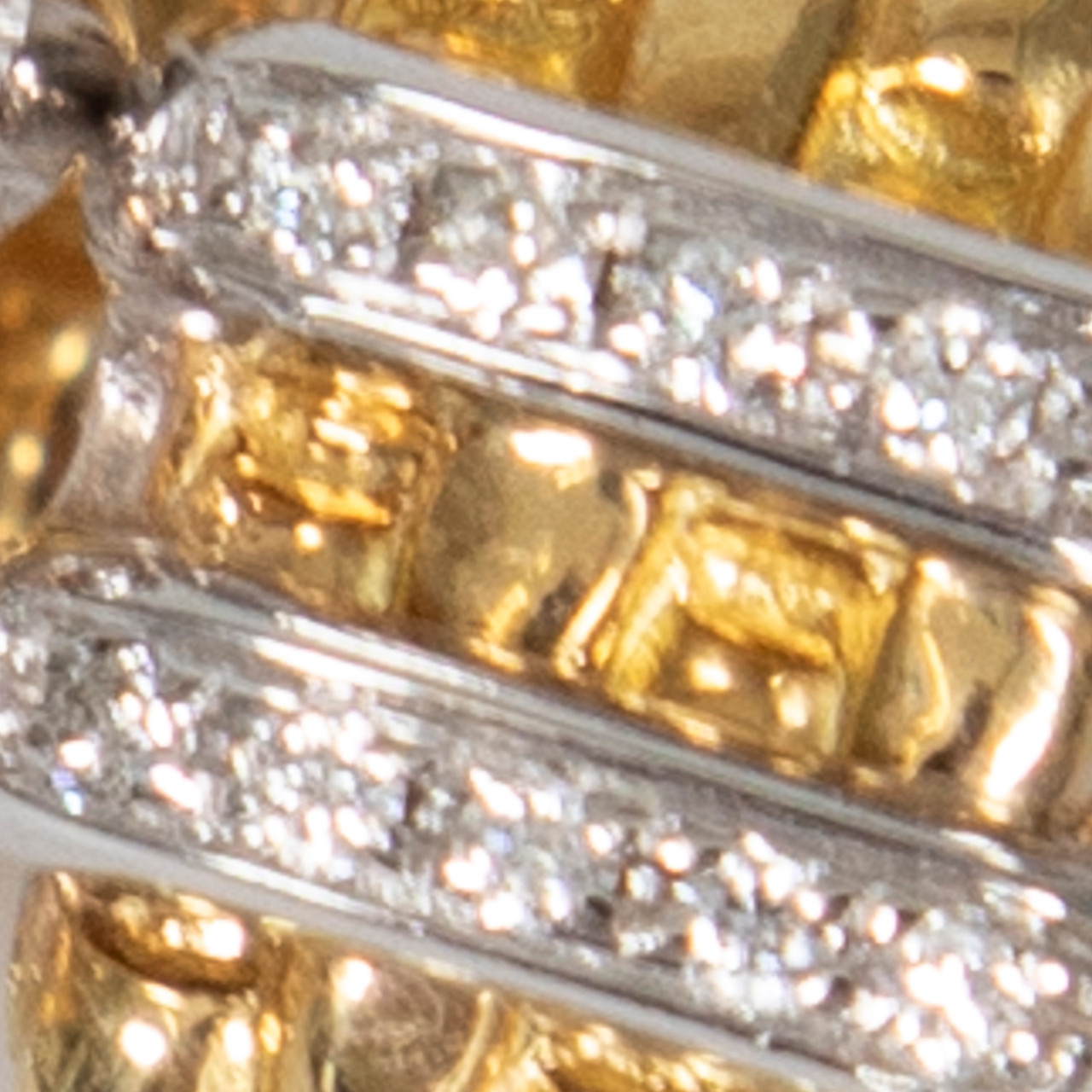 Fope Solo 18ct Yellow & White Gold 0.09ct Earrings