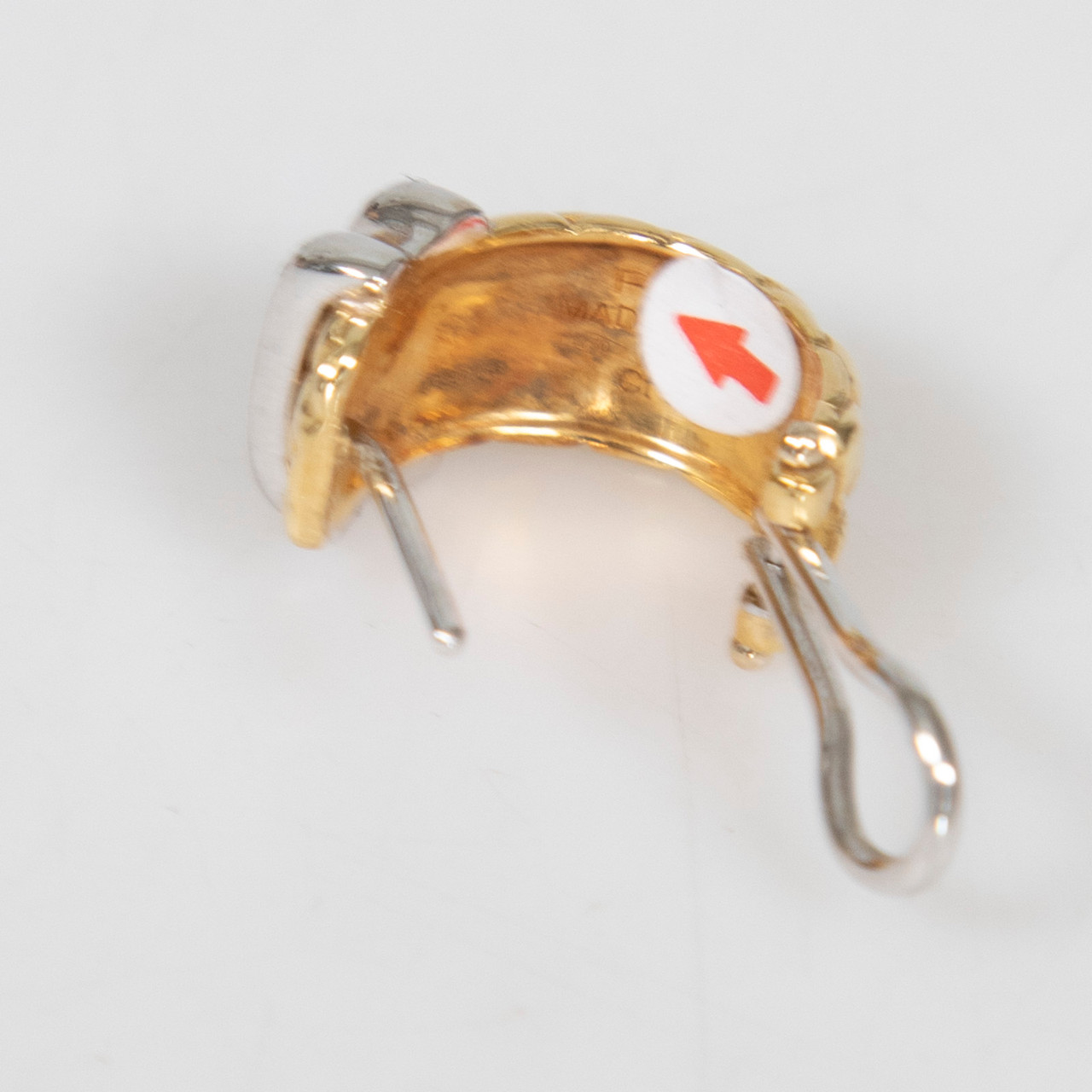 Fope Solo 18ct Yellow & White Gold 0.09ct Earrings