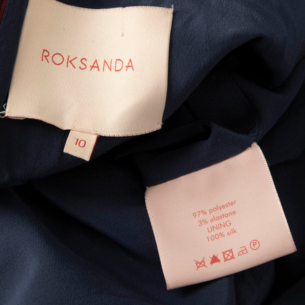 Roksanda Burgundy Bodycon Midi Dress