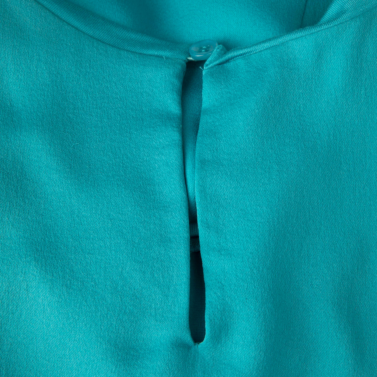 Max Mara Blue Silk Oversized T-Shirt