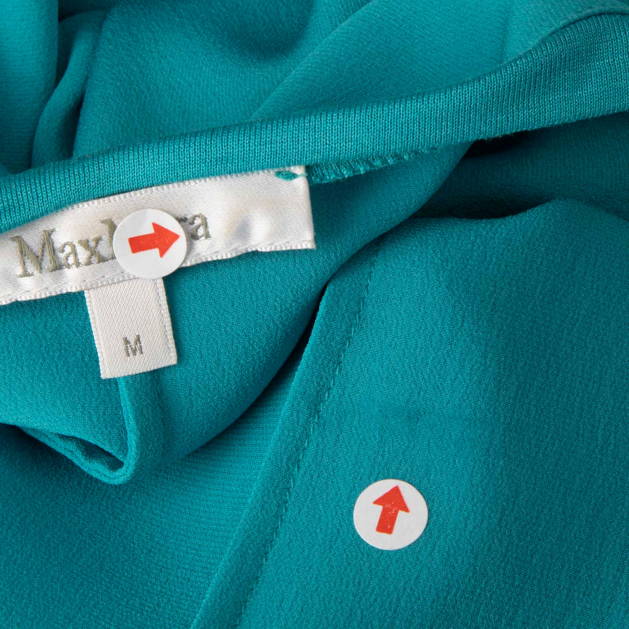 Max Mara Blue Silk Oversized T-Shirt