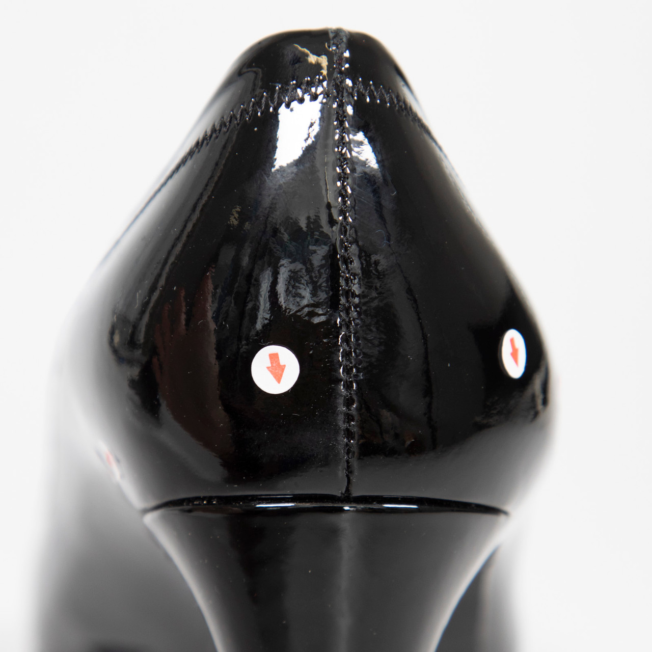 Stuart Weitzman Black Slip On Patent Heels