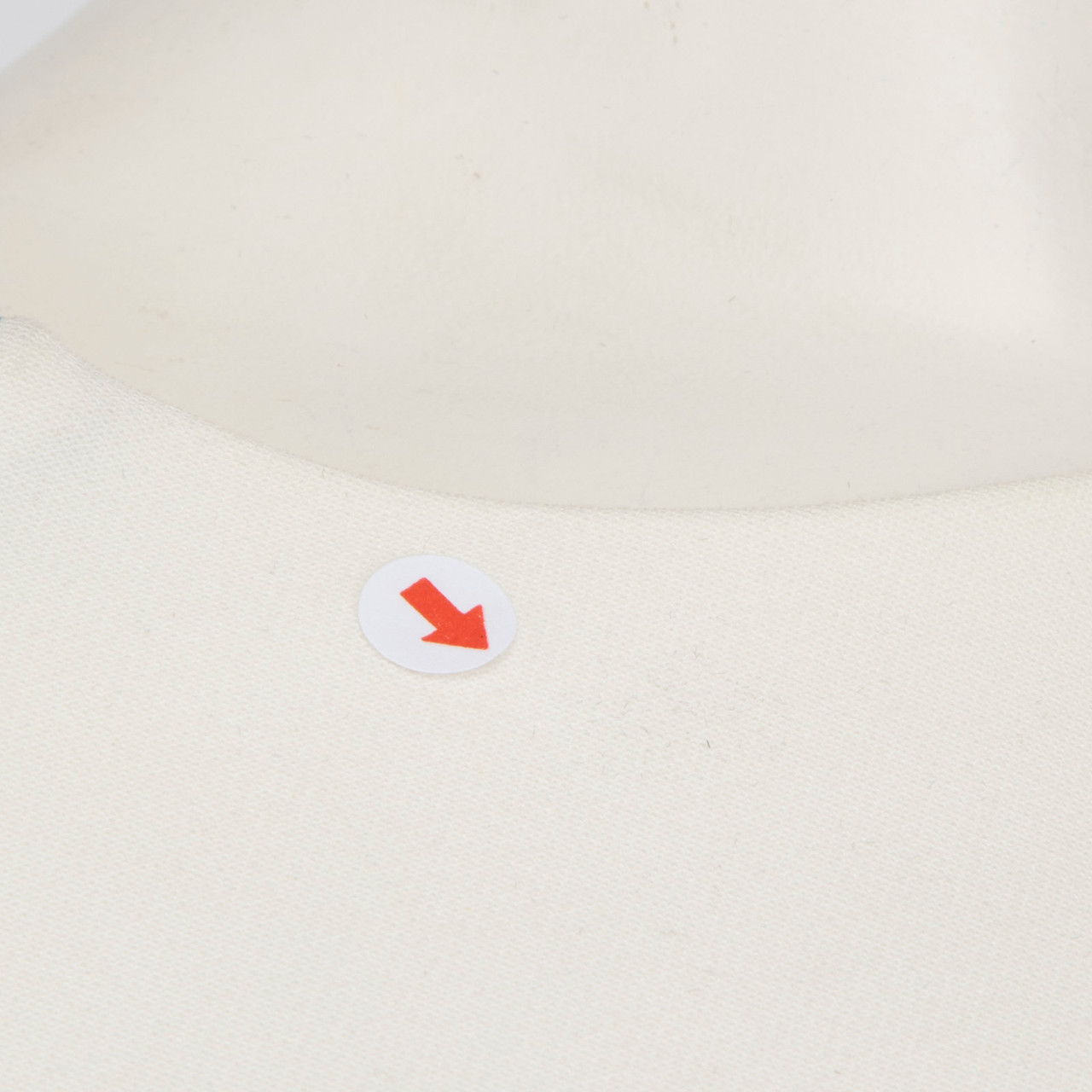 Sandro White Top With Sheer Black Panel Sleeves