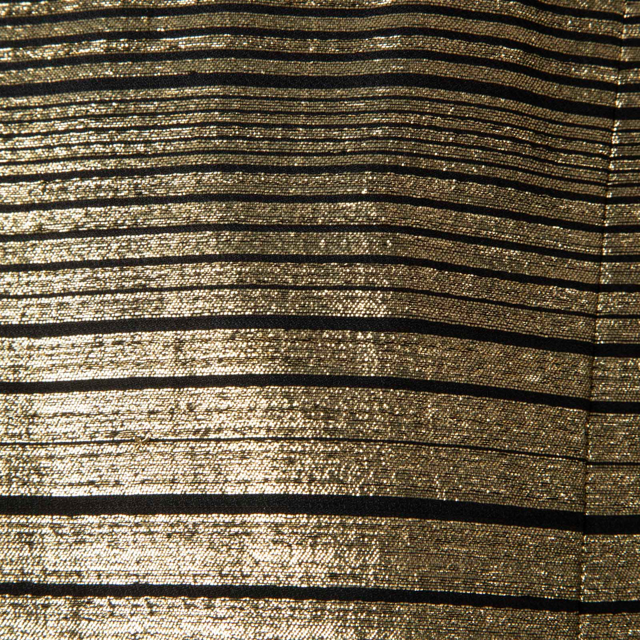 Balmain Gold Striped Silk Vest