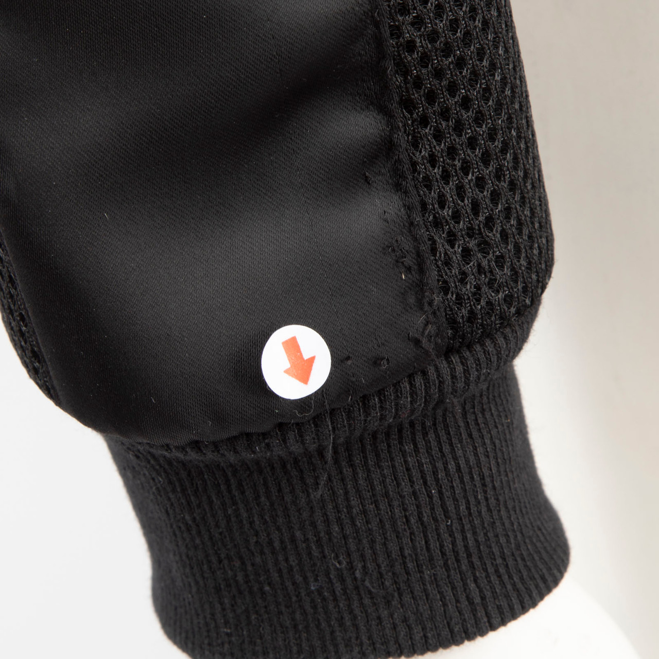 Maje Black Mesh Panelled Bomber Jacket