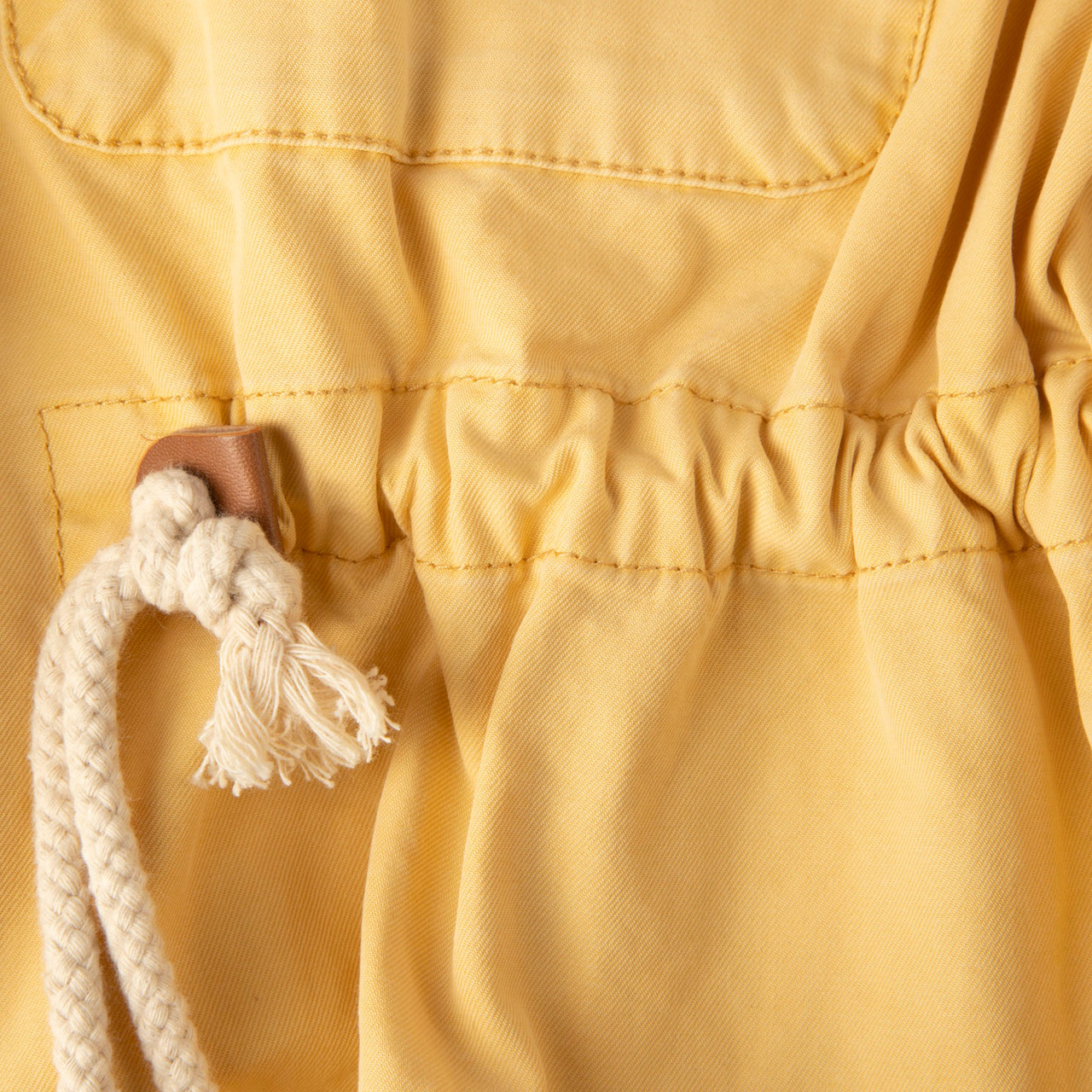 Veronica Beard Yellow Mock Neck Jacket