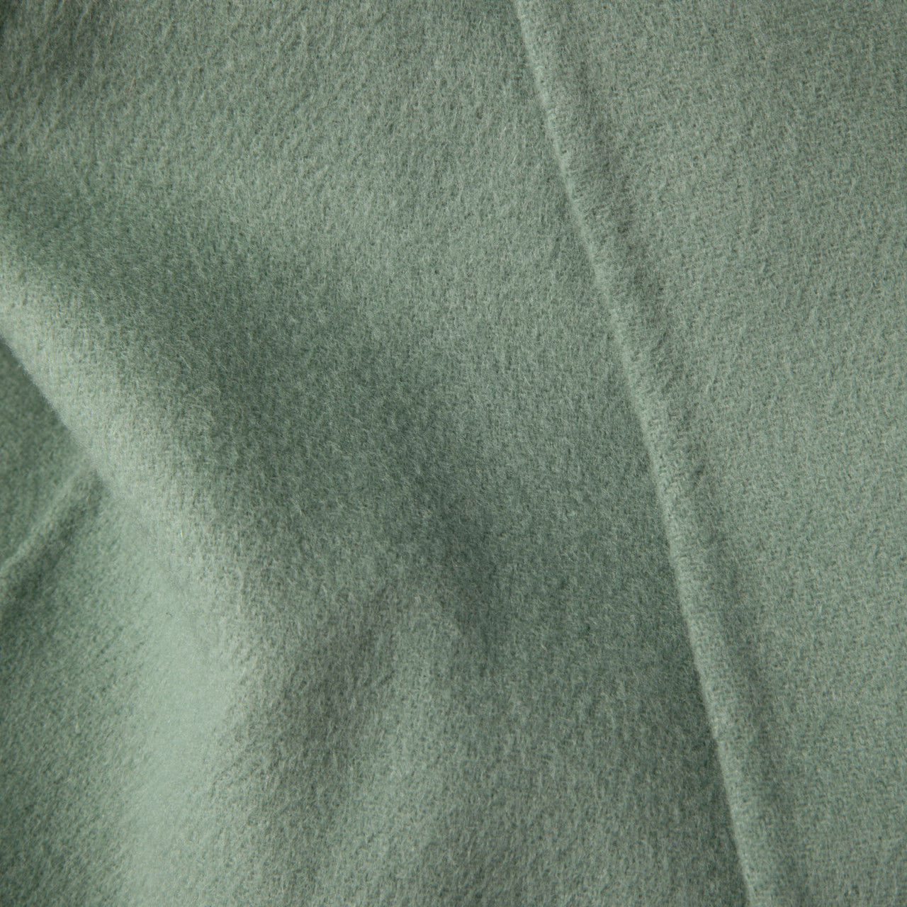 Max Mara Green Wool Long Belted Coat