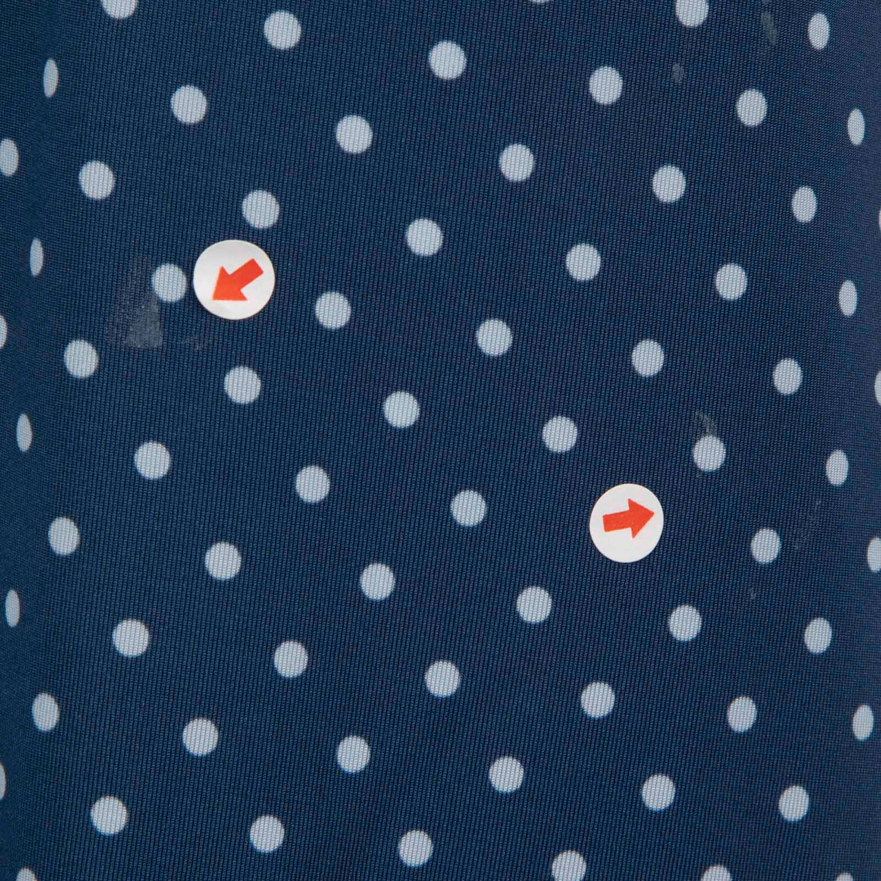 Altuzarra Blue Polkadot Ruched Midi Dress