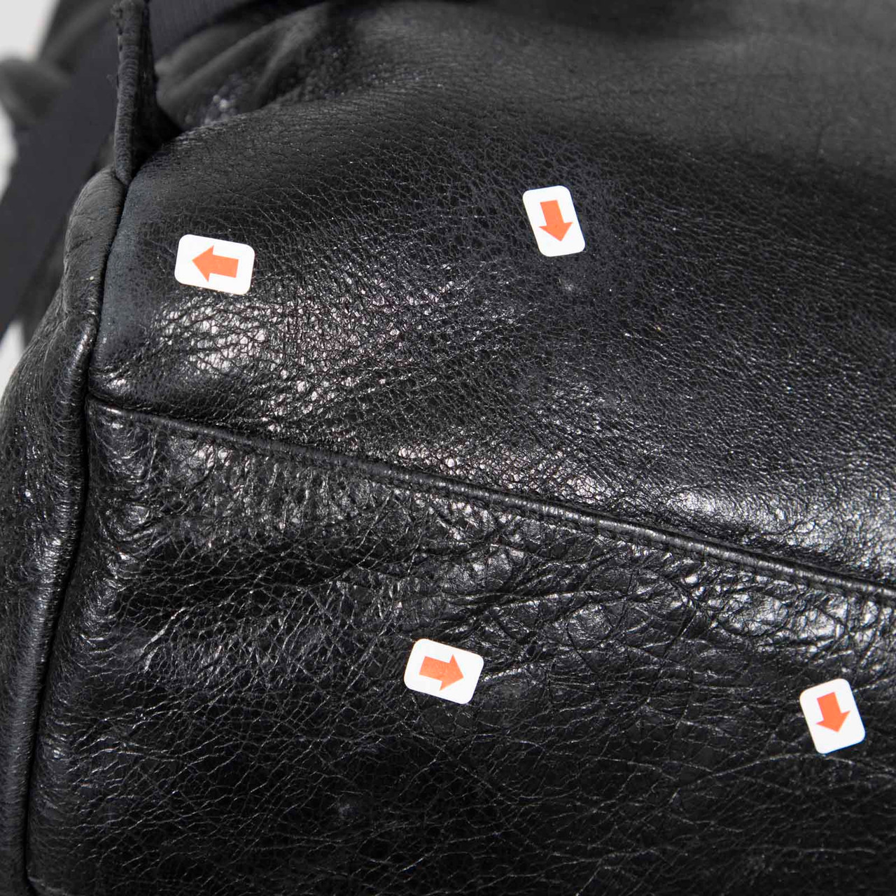 Balenciaga Black Leather Explorer Backpack