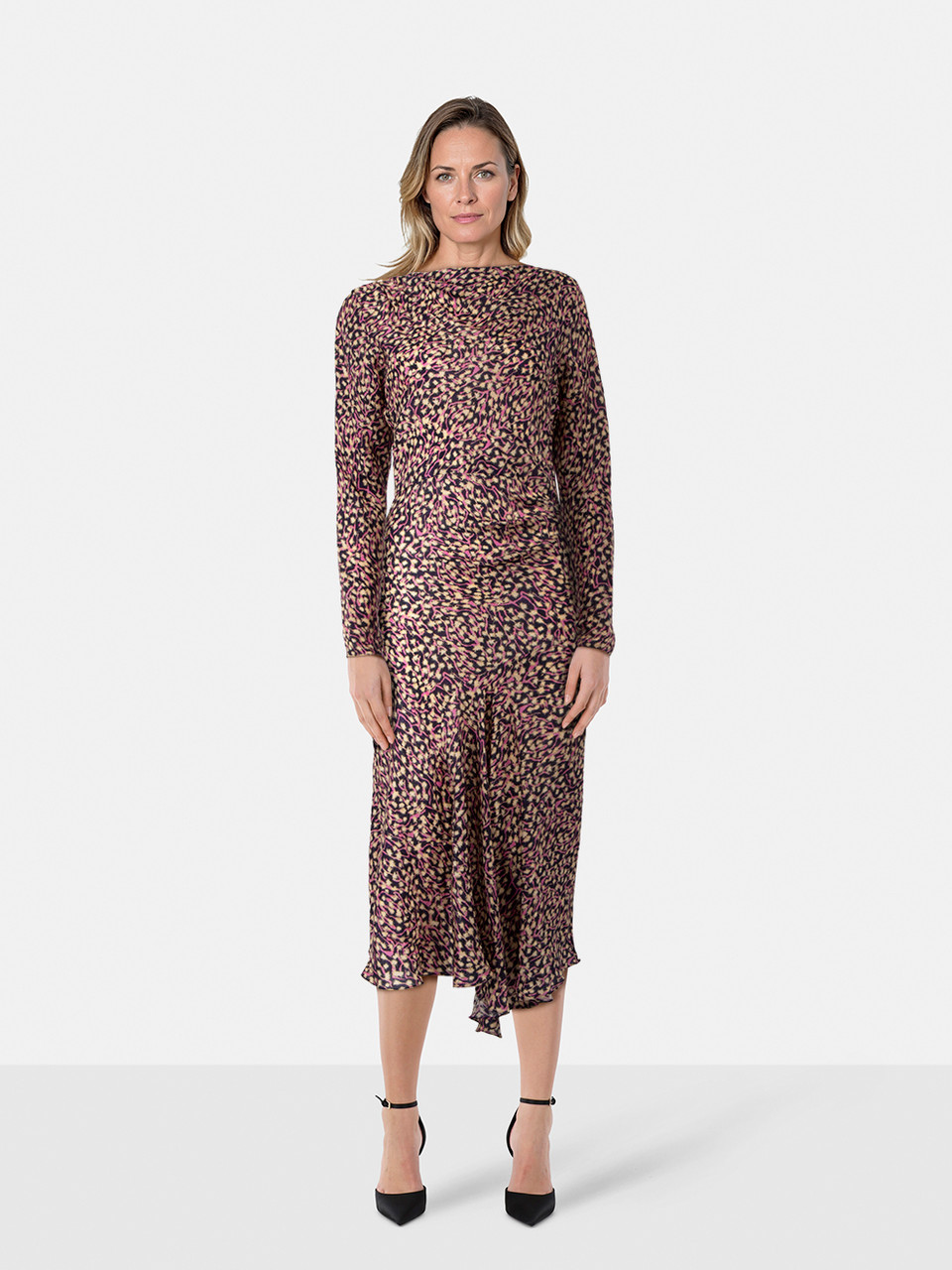 Isabel Marant Abstract Asymmetric Hem Dress