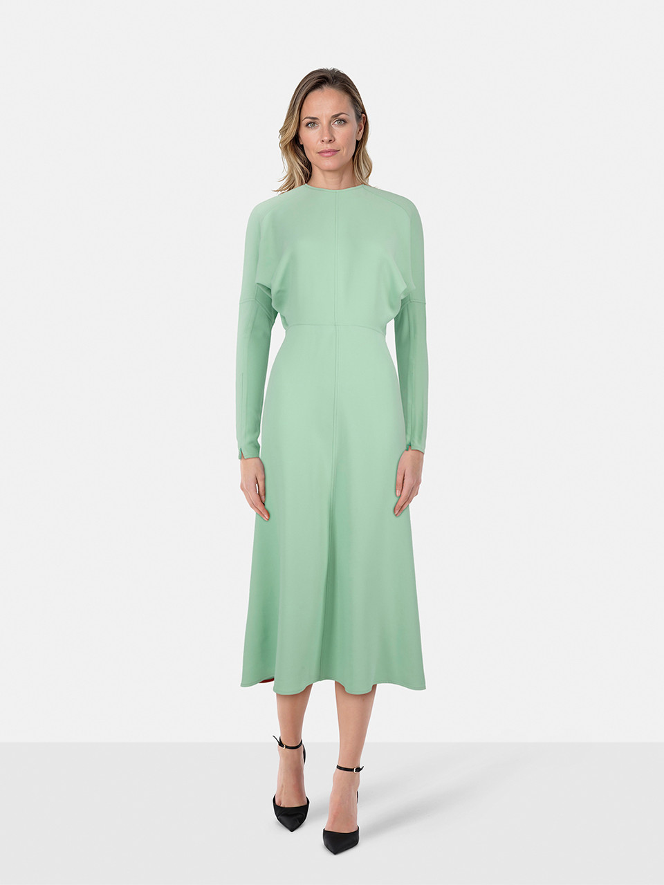 Victoria Beckham Mint Green Long Dress