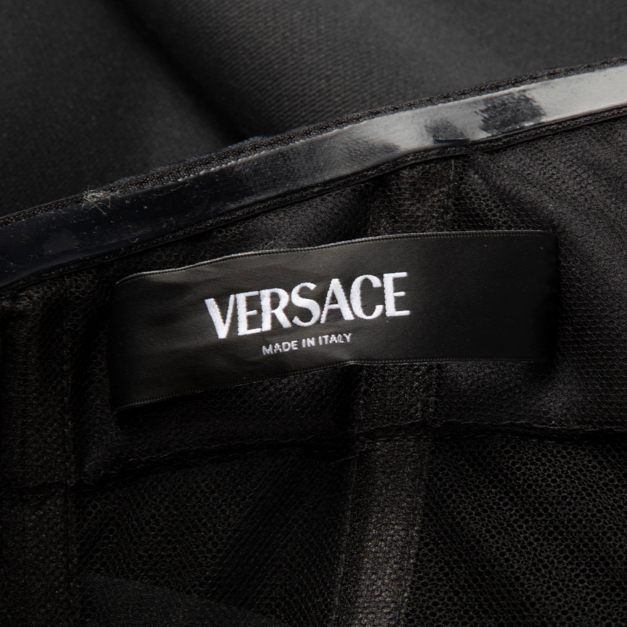 Versace F/W2023 Black Medusa ’95 Duchess Gown