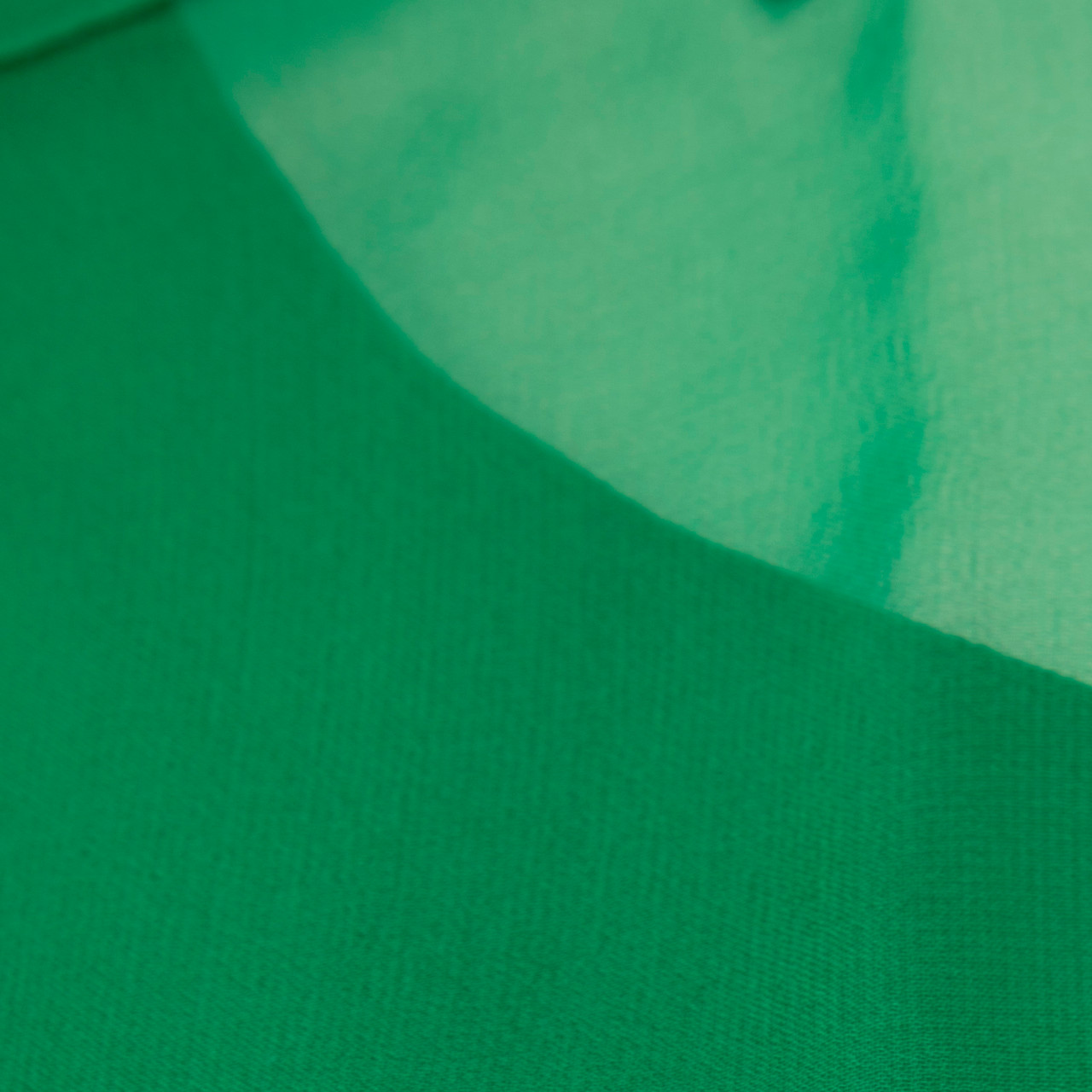 Carolina Herrera Green Sheer Blouse With Slip