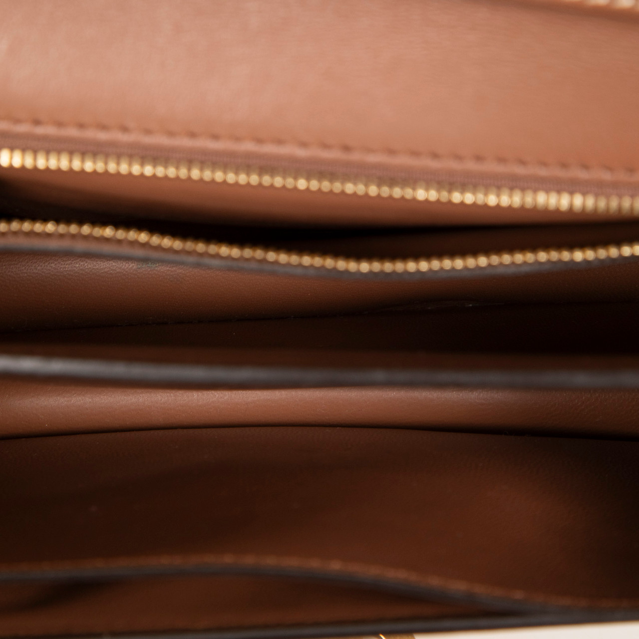 Burberry Ecru Canvas TB Shoulder Bag