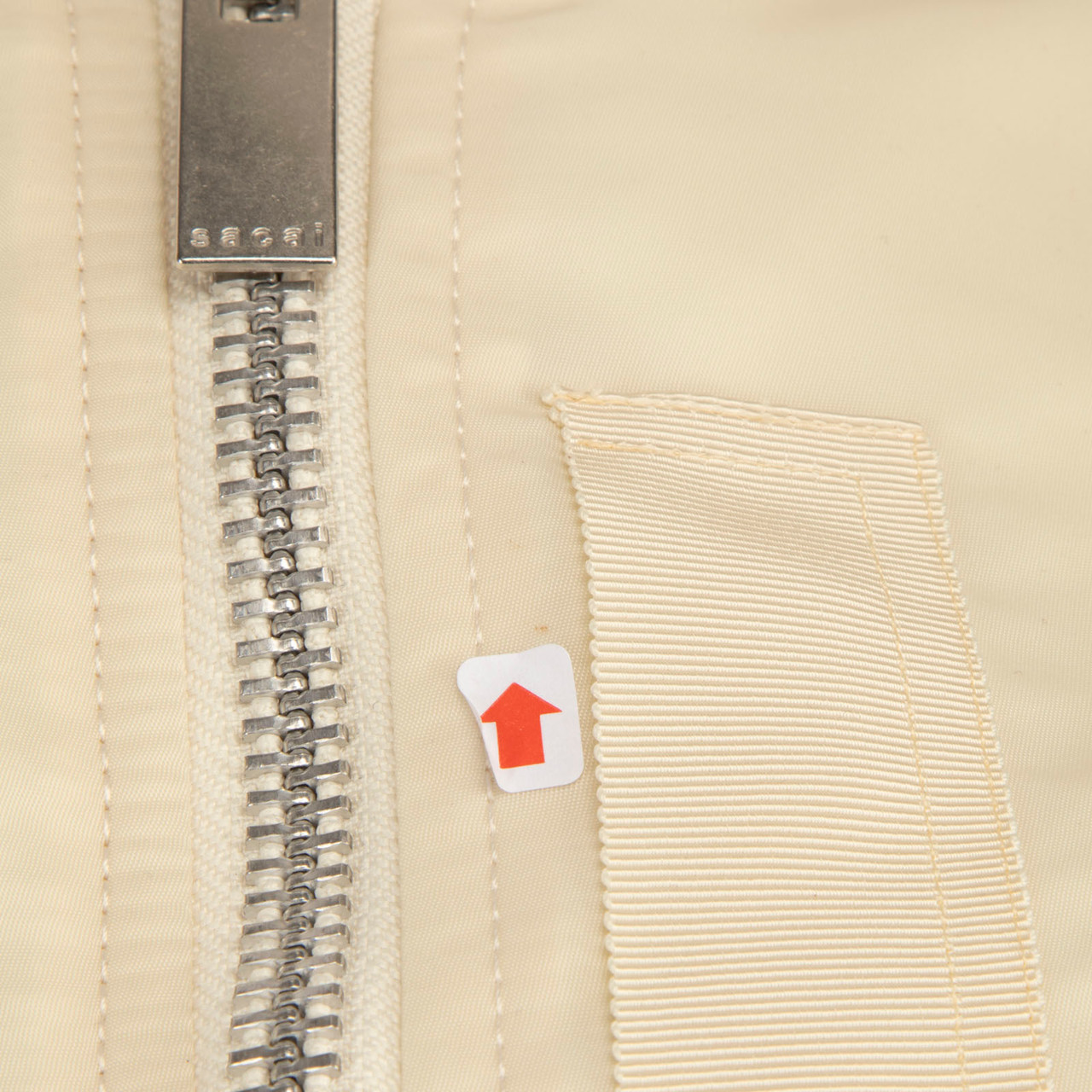 Sacai Off-White Nylon Twill Blouson Jacket