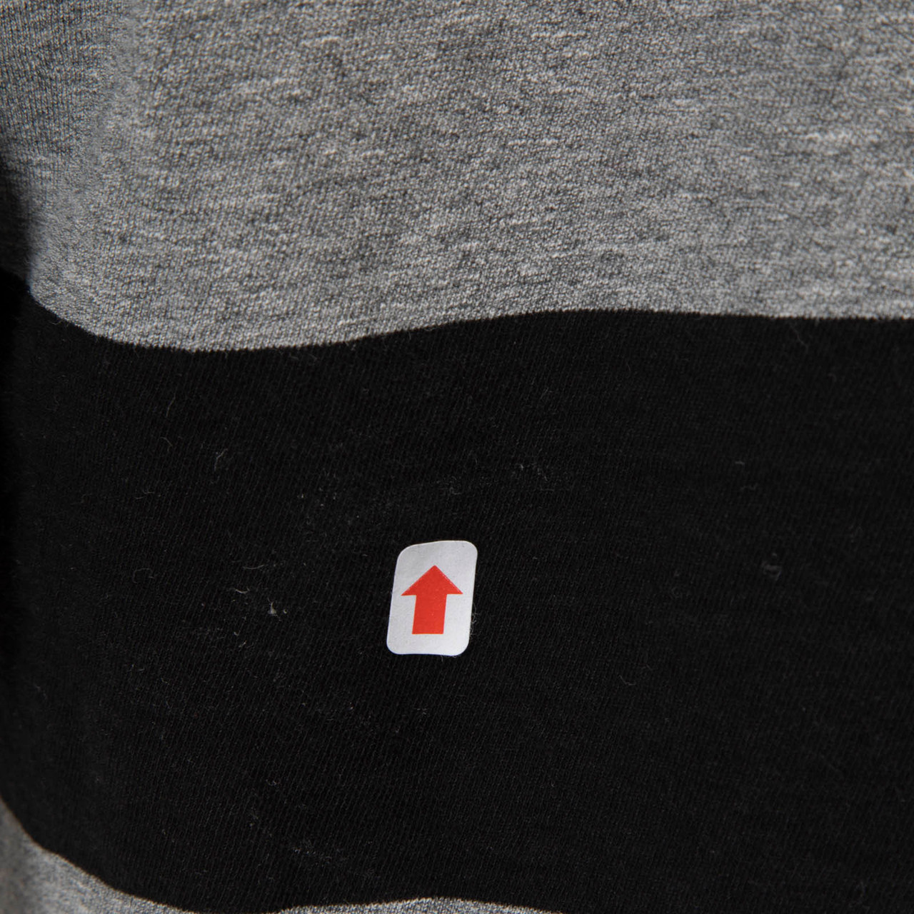 Alexander Wang Grey & Black Striped Crop Top