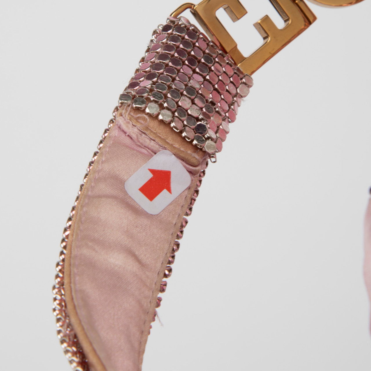 Versace S/S22 Fendace Pink Chainmail Dress