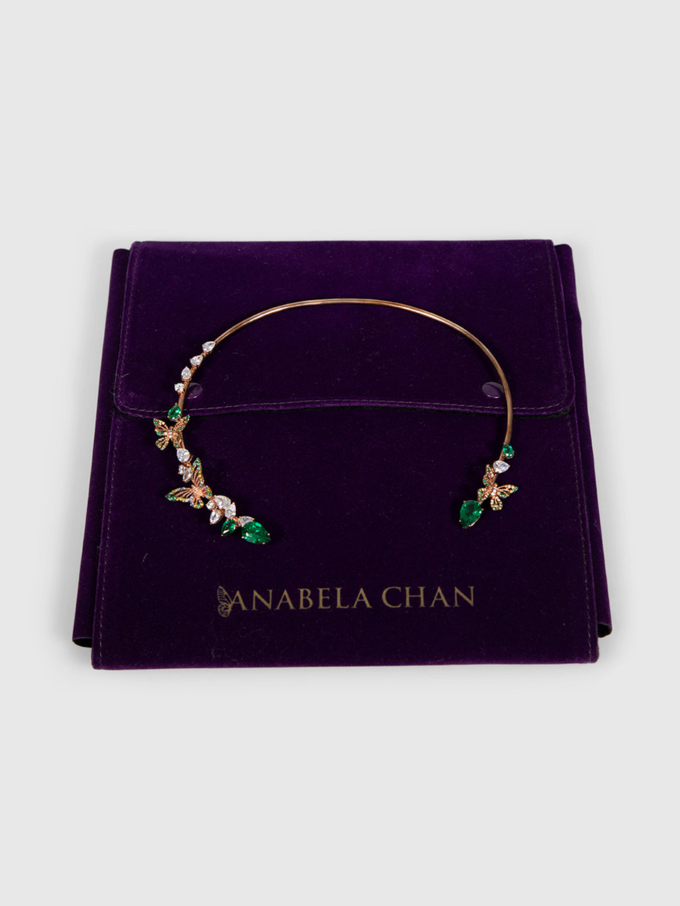 Anabela Chan Emerald & Diamond Nova Collar