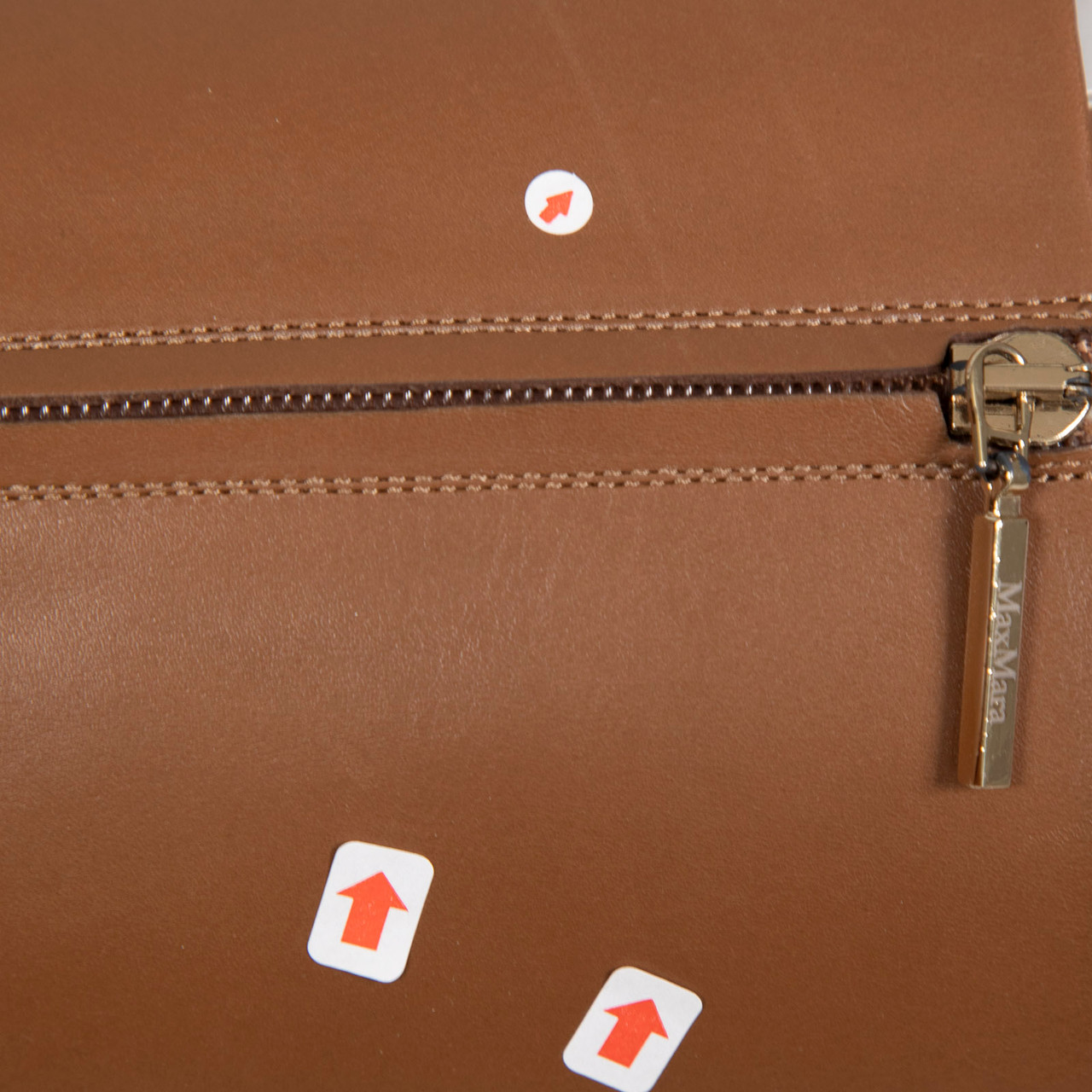 Max Mara Brown High Heel Leather Boots