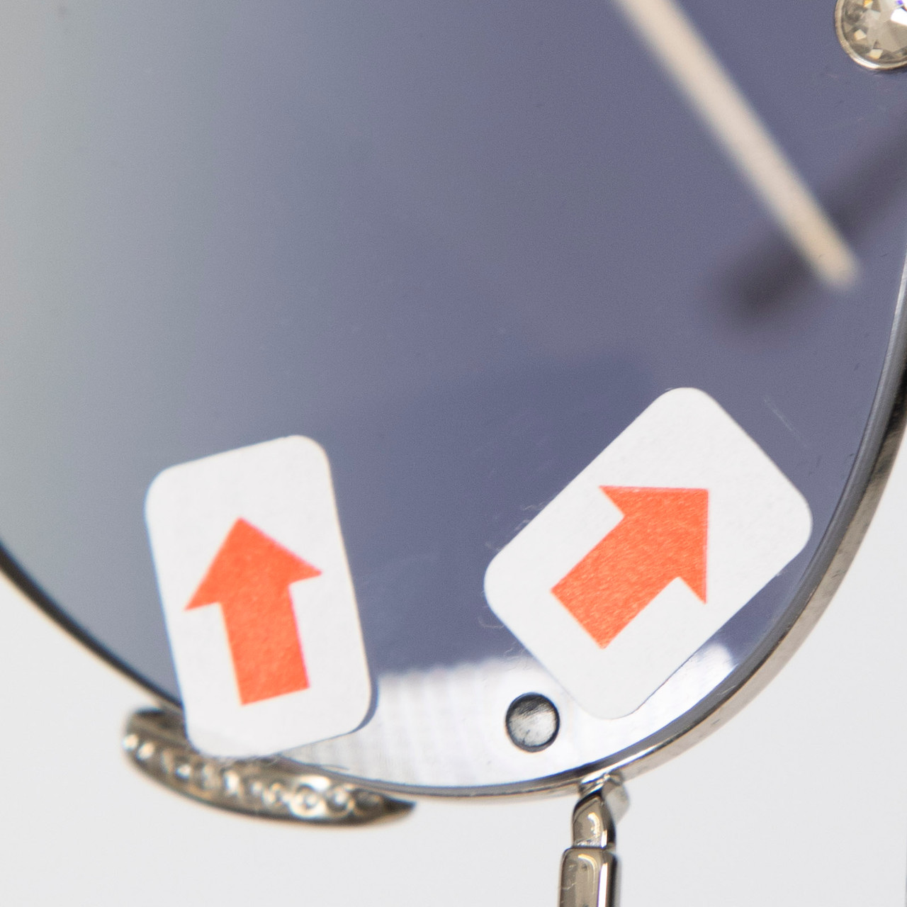 Valentino Garavani Blue Gradient Aviator Sunglasses