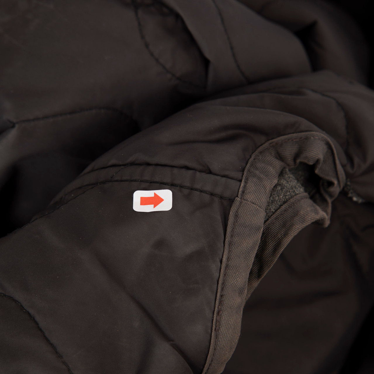 Comme Des Garcons Brown & Grey Panel Coat