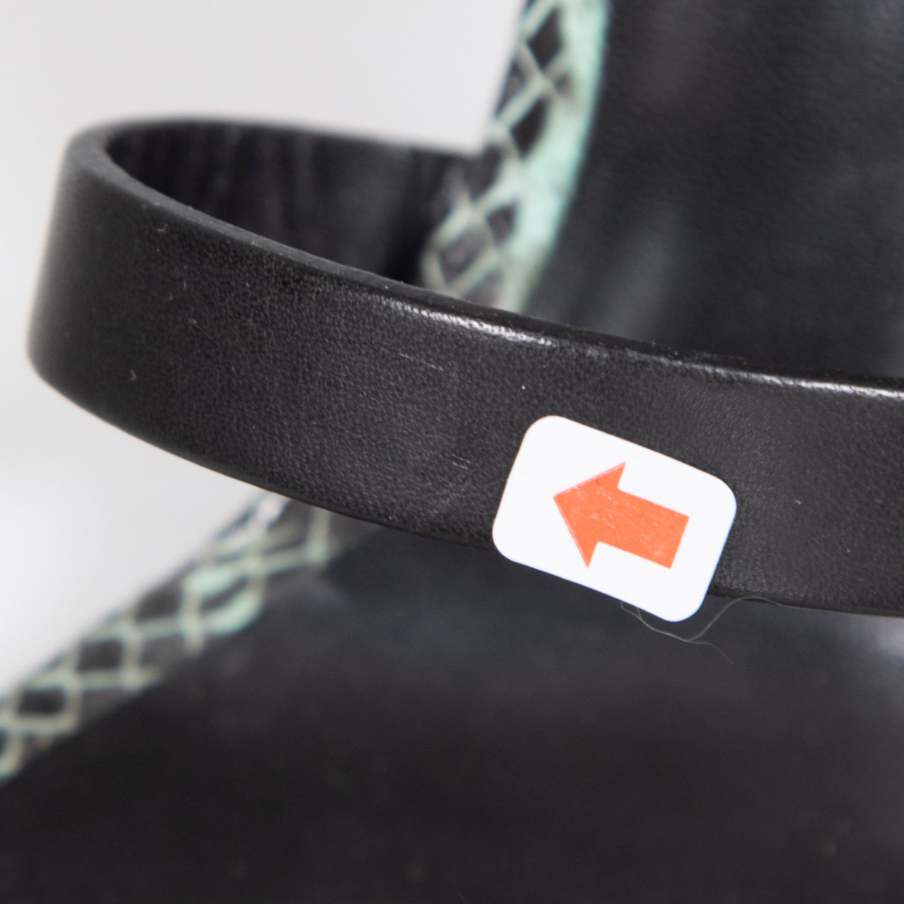 Alexander McQueen Snake Embossed Leather Sandals