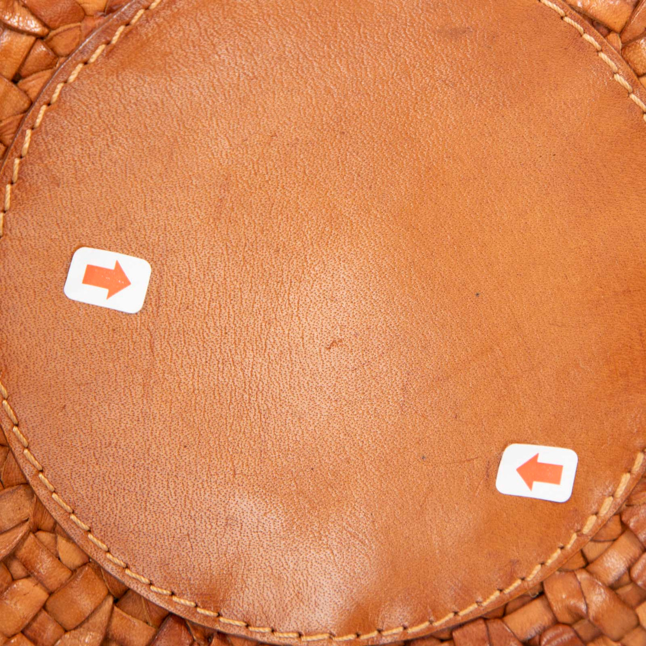 Dragon Diffusion Brown Leather Egola Basket Bag