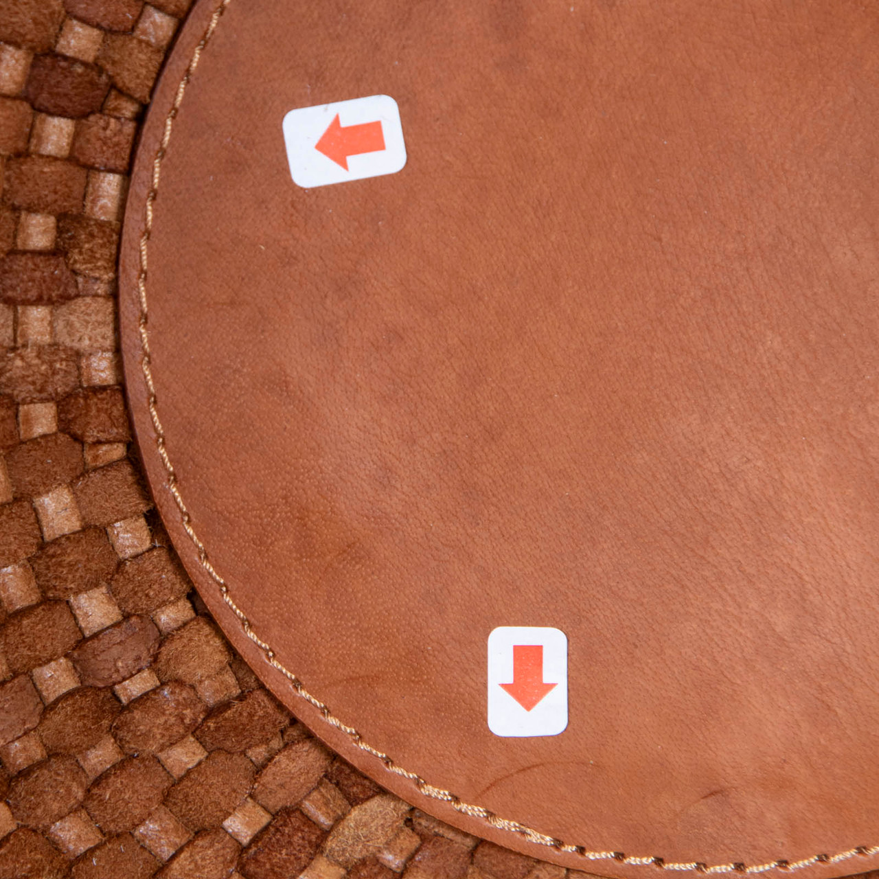 Dragon Diffusion Brown Leather Egola Basket Bag