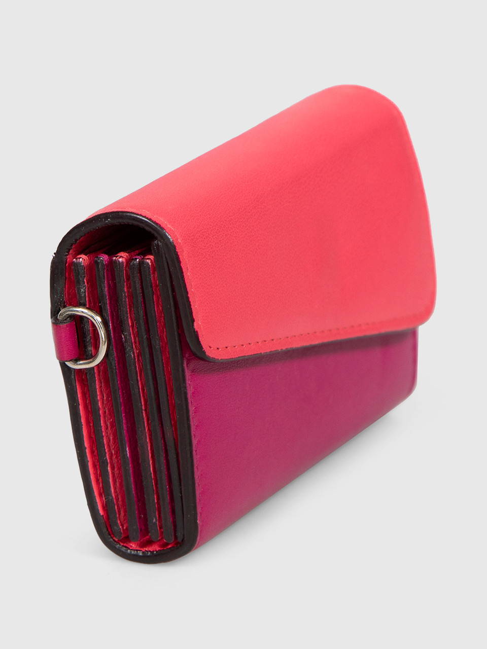 Dior Pink & Purple Leather Card Holder