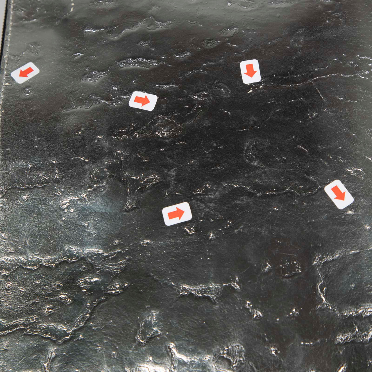 Alexander McQueen McQ Silver Leather Clutch