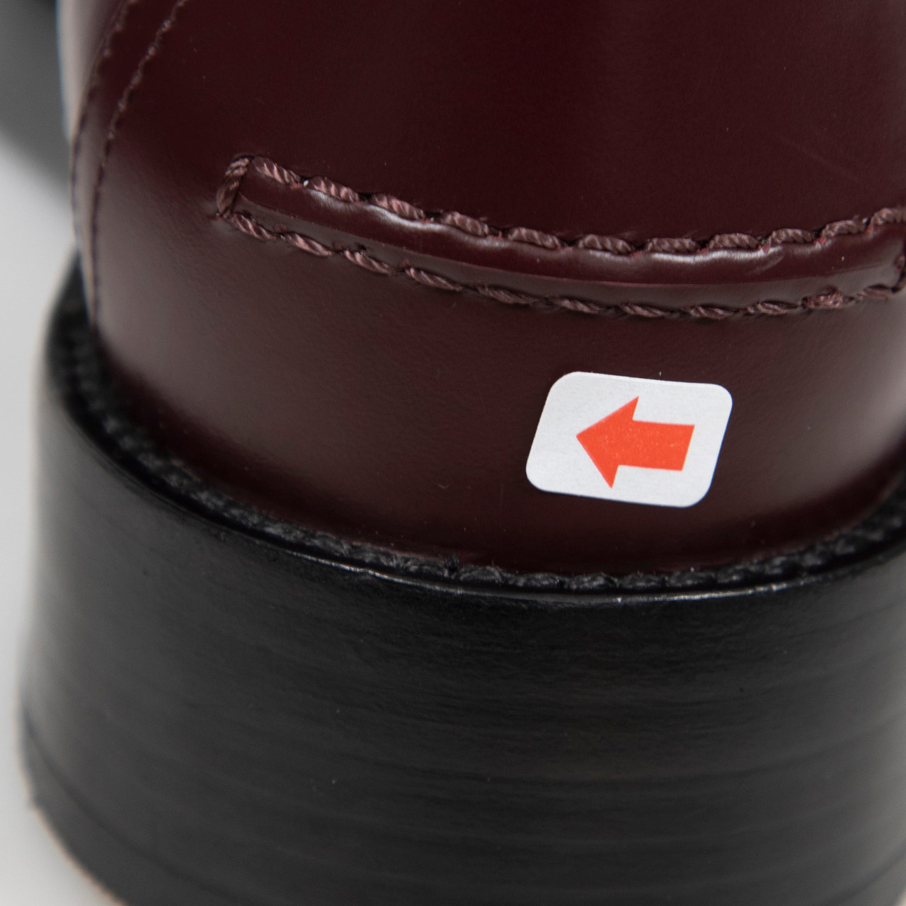 Hermès Burgundy Leather Hour Loafers