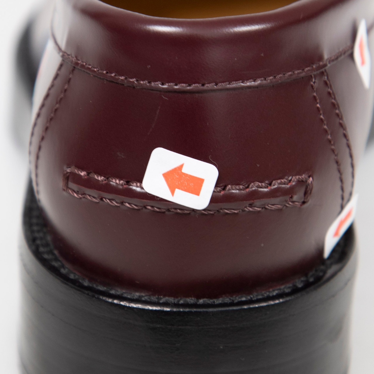 Hermès Burgundy Leather Hour Loafers