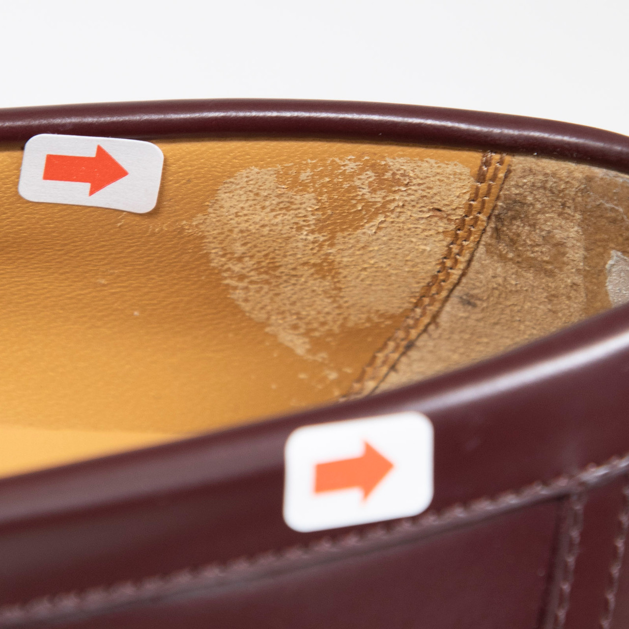 Hermès Burgundy Leather Hour Loafers