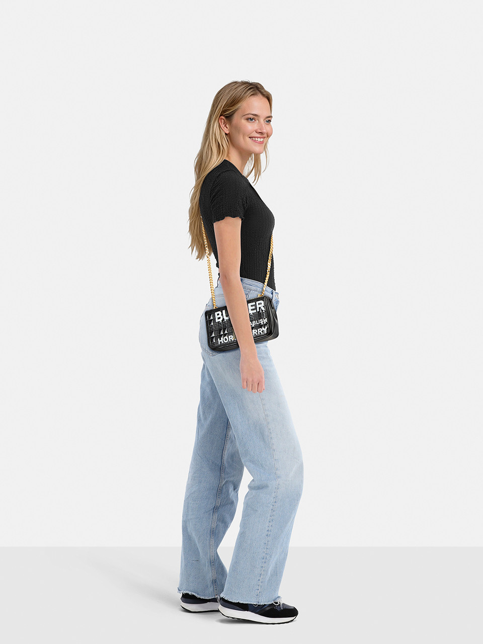 Burberry Black Horseferry Lola Bag